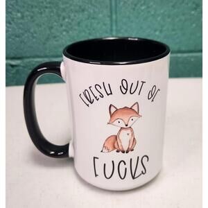 Preowned Ceramic Fox Coffee Cup Friend Gift Coffee Mug